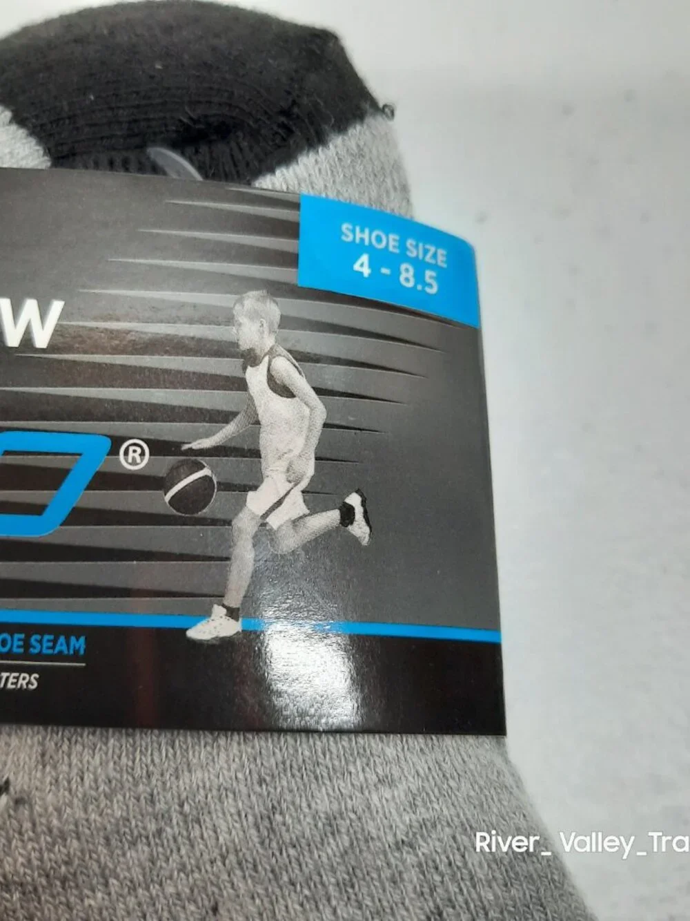 Zone Pro Boys Toddler Full Cushion Crew Socks 6 Pair Pack Shoe Size 4-8.5 New